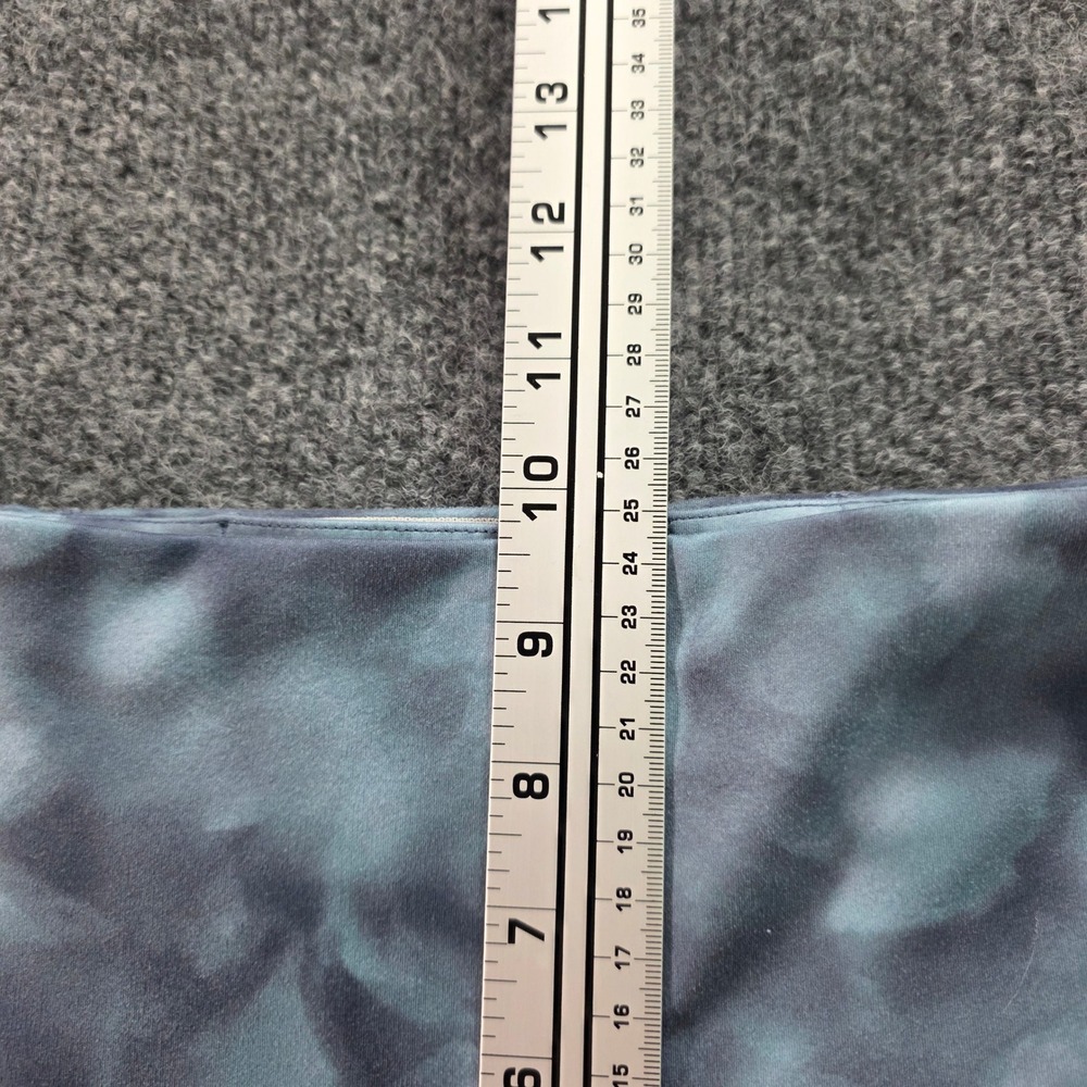 Athleta Elation Leggings High Rise Tie Dye Watercolor Blue Gray XS Yoga Tights - Picture 8 of 10